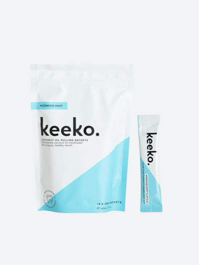 Keeko Morning Mint Oil Pulling Mouthwash Sachets product