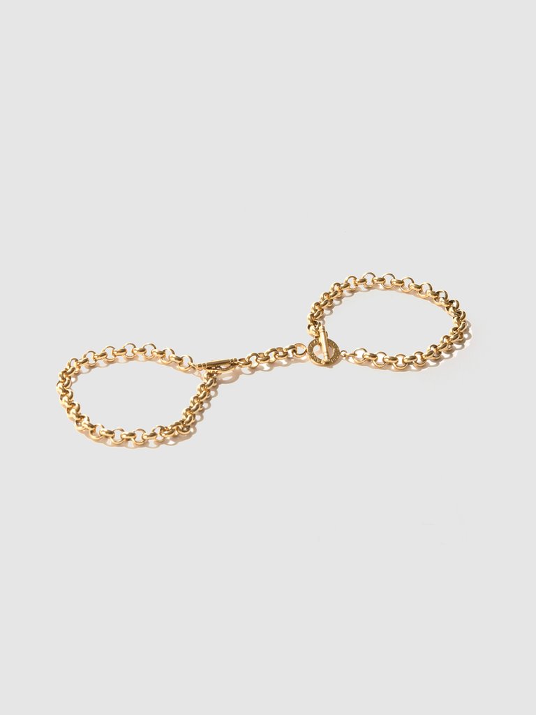 Kiki Handcuff Wristlets - 14k Gold