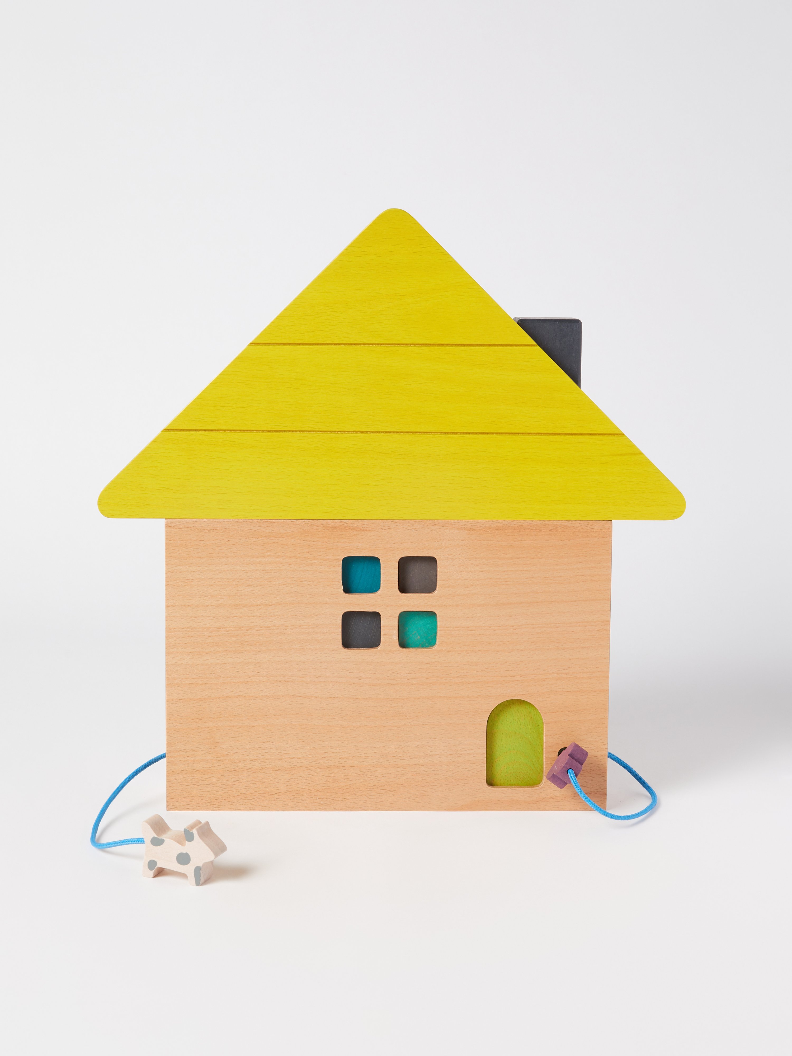 Kiko And Gg Babies'  Tsumiki Wooden House Building Blocks In Multi