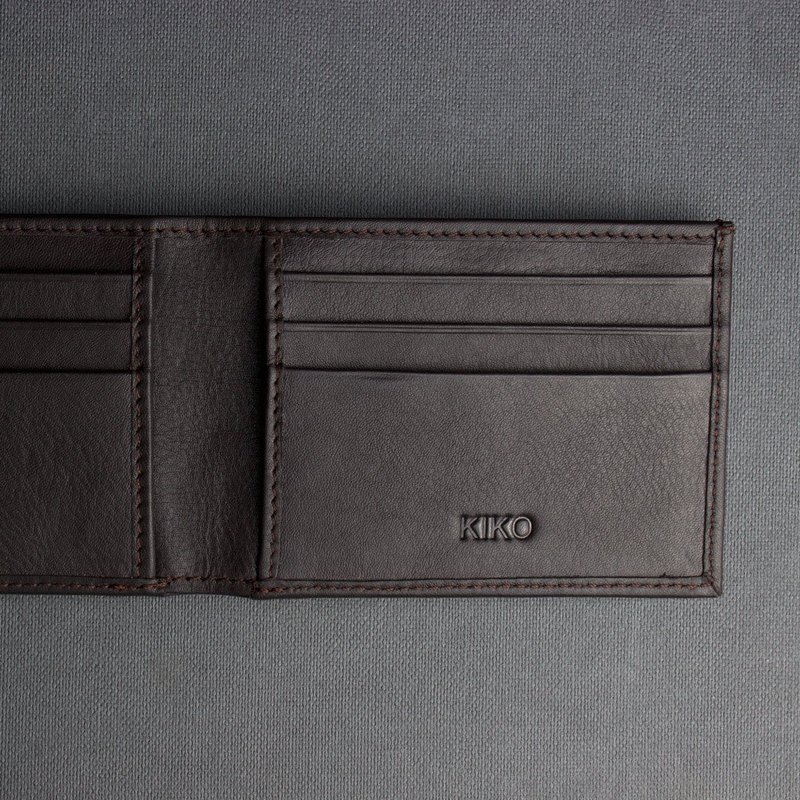 Kiko Leather Classic Bifold Wallet In Brown