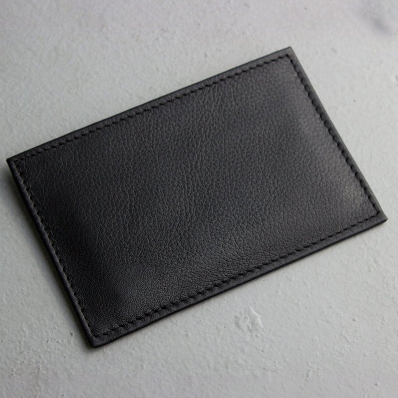 Shop Kiko Leather Classic Card Case In Black