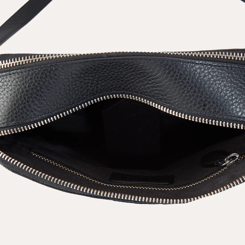 Shop Kiko Leather Classic Crossbody Bag In Black