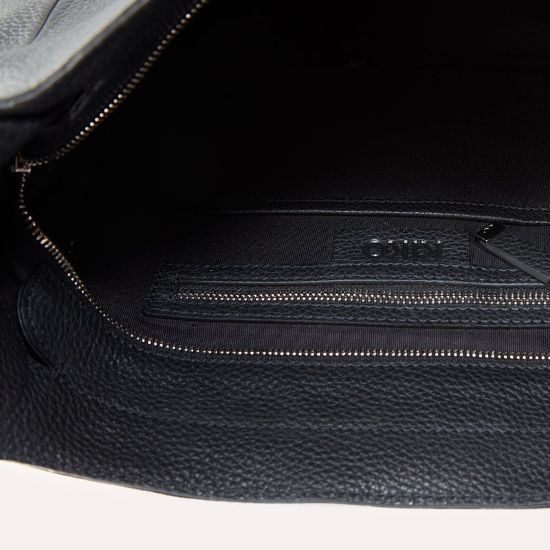 Shop Kiko Leather Hobo Handbag In Grey