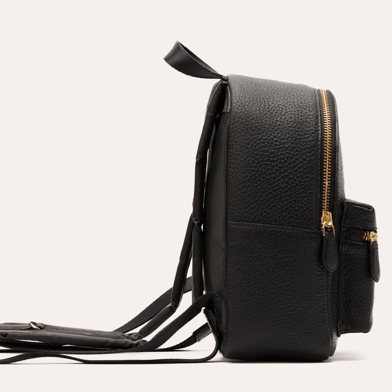 Kiko Leather Itty-bitty Backpack In Black