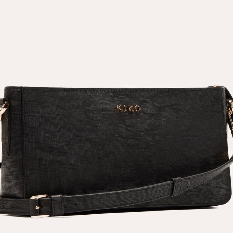 Kiko Leather Ritzy Two In One Handbag In Black
