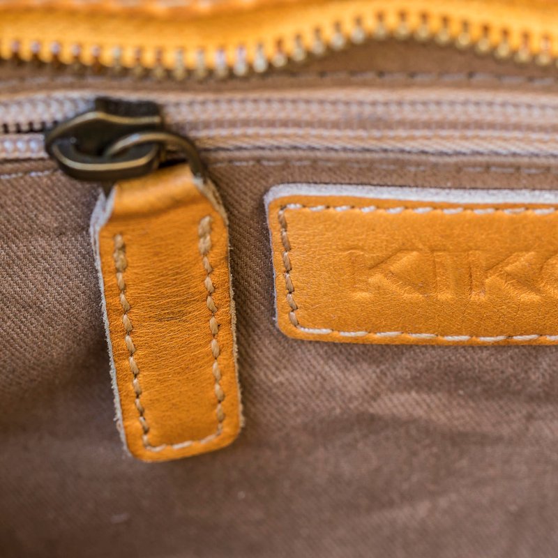Shop Kiko Leather Weaved Crossbody In Brown