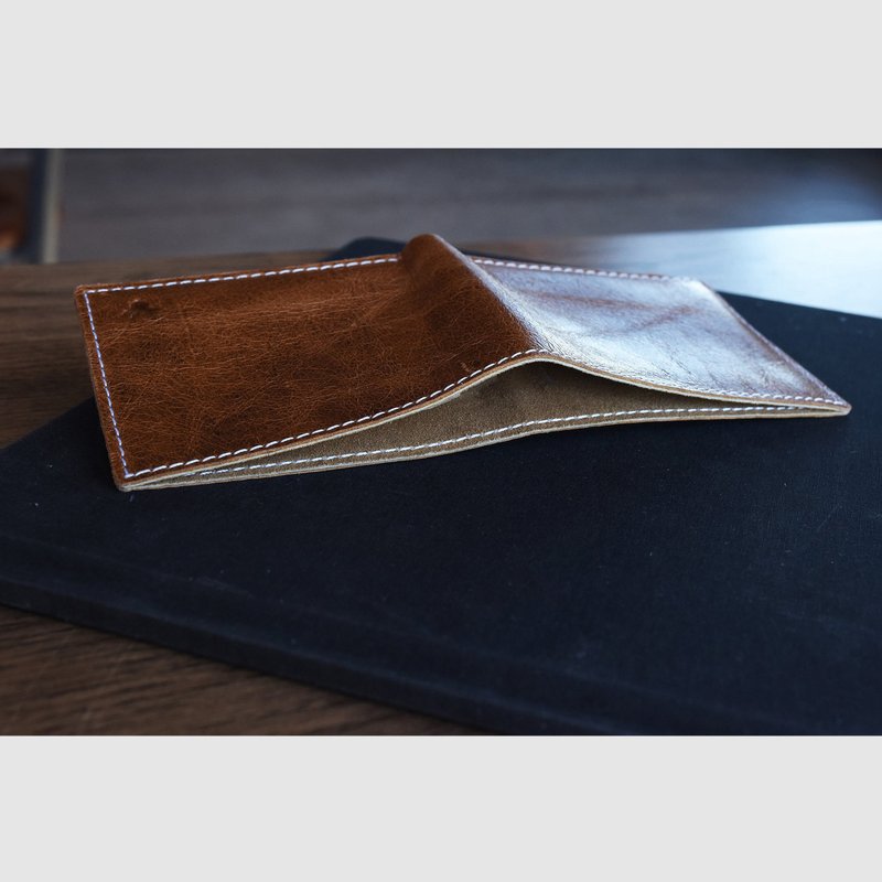 Shop Kiko Leather X Bifold Wallet In Brown