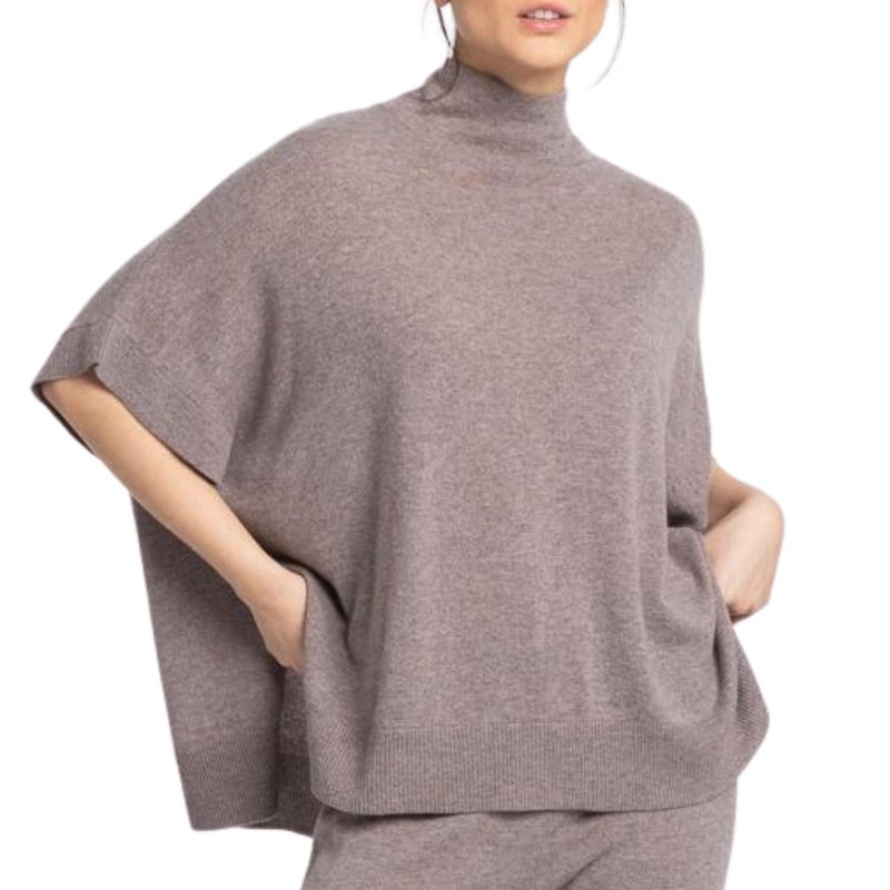 Shop Kinross Easy Popover Sweater In Grey