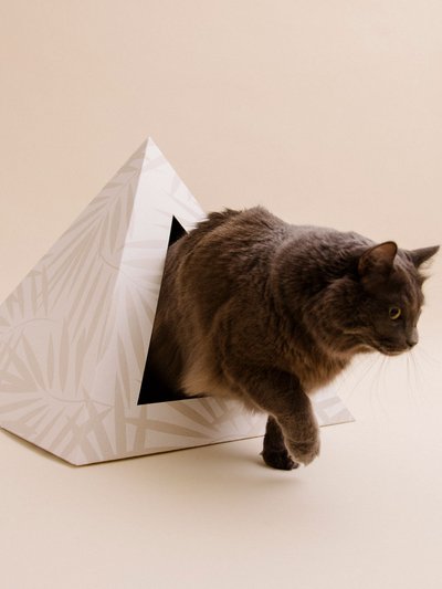 Kitty Kardboard 'Neutral Palm' Cardboard Cat Pyramid product