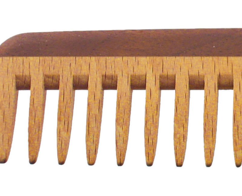 Shop Koh-i-noor Legno Beech And Kotibe Wood Wide Tooth Comb