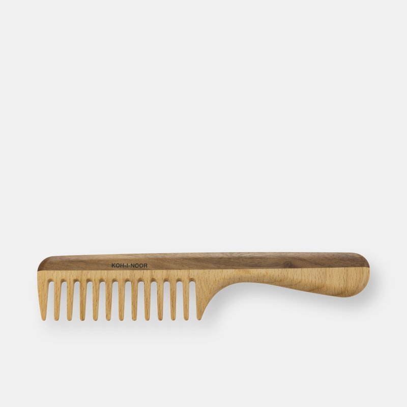 Koh-i-noor Legno Beech And Kotibe Wood Wide Tooth Comb