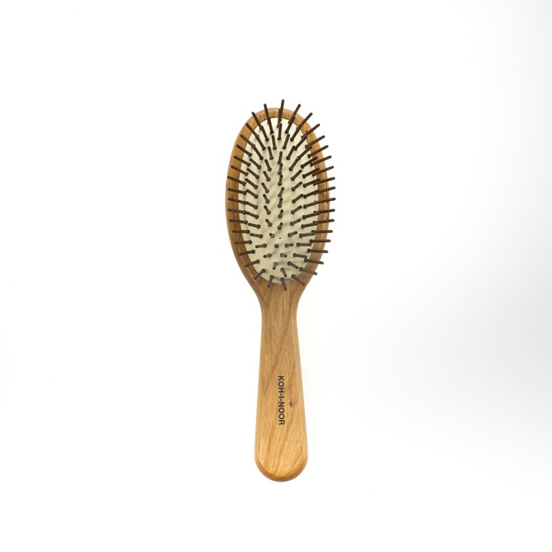 Shop Koh-i-noor Legno Red Alder Wood Pneumatic Oval Brush With Cylindrical Wood Pins, Large