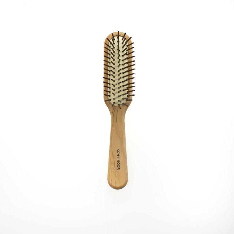 Shop Koh-i-noor Legno Red Alder Wood Pneumatic Styling Brush With Hornbeam Wood Pins