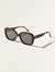 Cecile Square Sunglasses - Black Tortoise