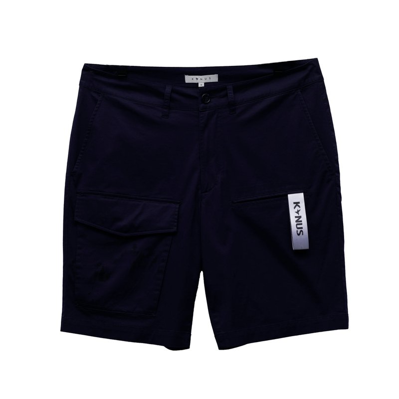 Konus Men's 6 Pocket Chino Shorts In Blue