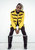 Konus Men's Wool Blend Buckle Jacket in Yellow - Yellow