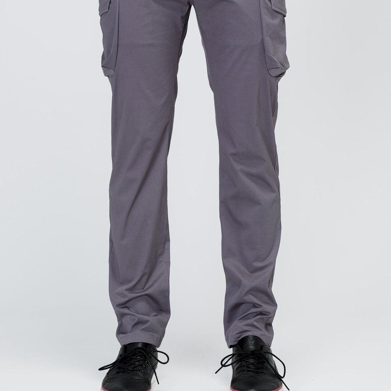 Shop Konus Men's Cargo Pocket Jogger With Side Stripe In Purple