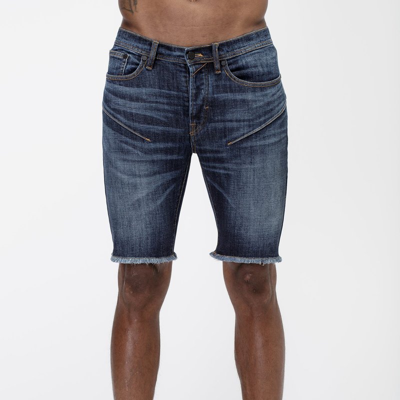 Shop Konus Men's Denim Shorts In Blue