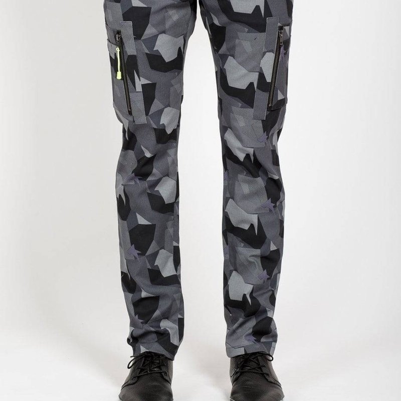 Shop Konus Men's Digital Camo Cargo Pants In Black