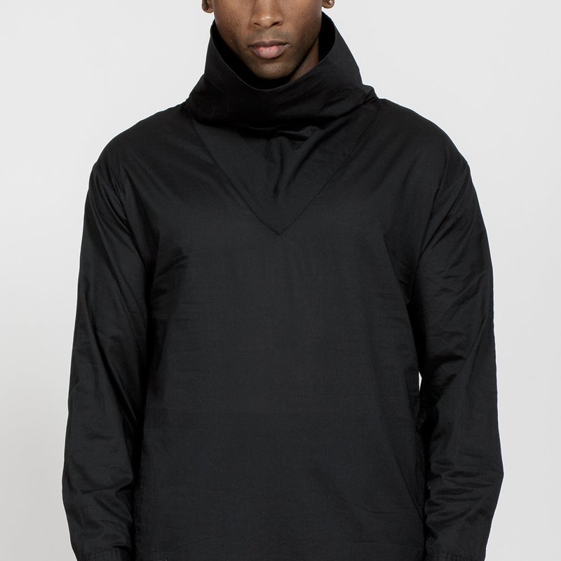 Shop Konus Men's Turtle Neck Pullover In Black