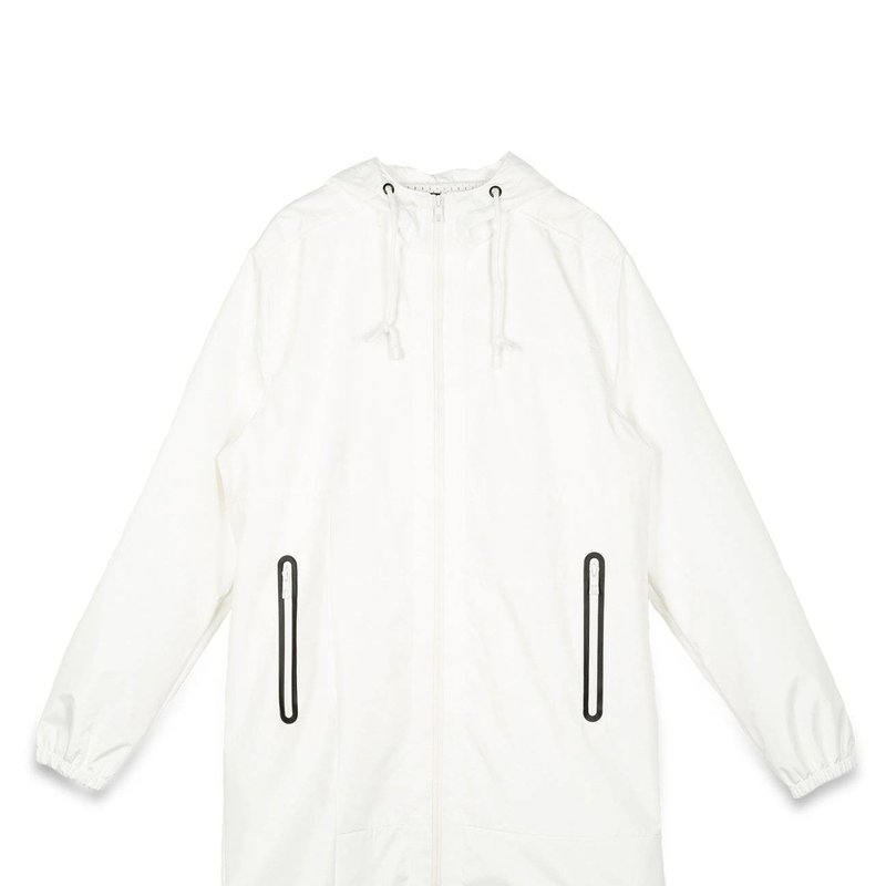 Konus Men's Water Repellent Hooded Jacket In White