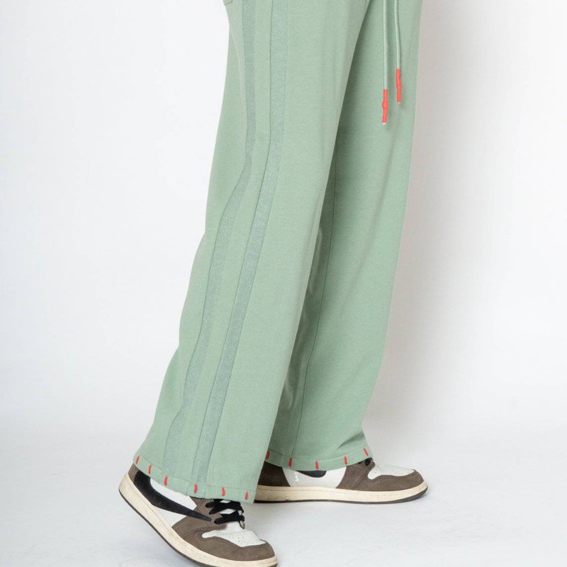 Shop Konus Men's Wide Leg Sweatpants In Green