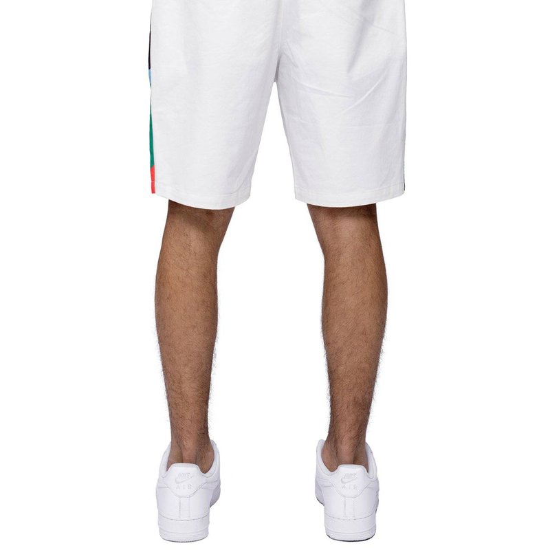 Shop Konus Men's Woven Chester Shorts In White
