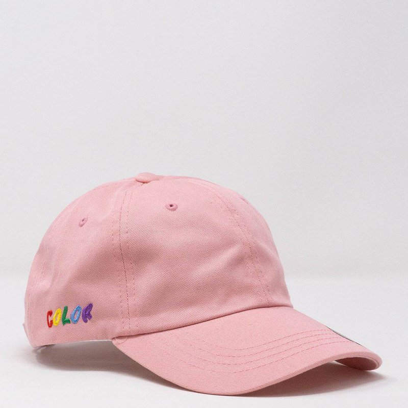 Konus Unisex Color Embroidery Hat In Pink