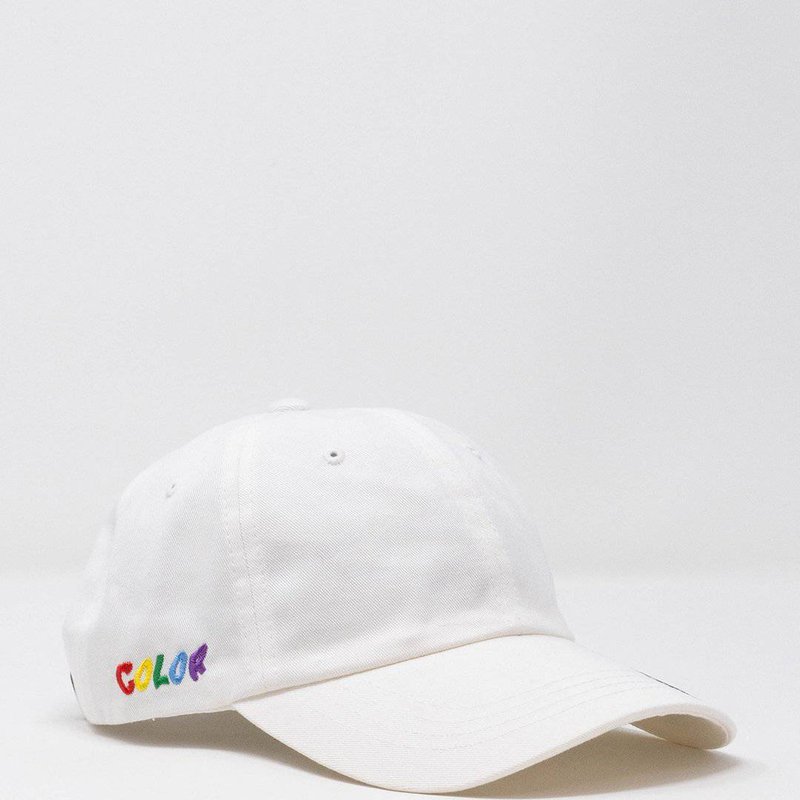 Konus Unisex Color Embroidery Hat In White