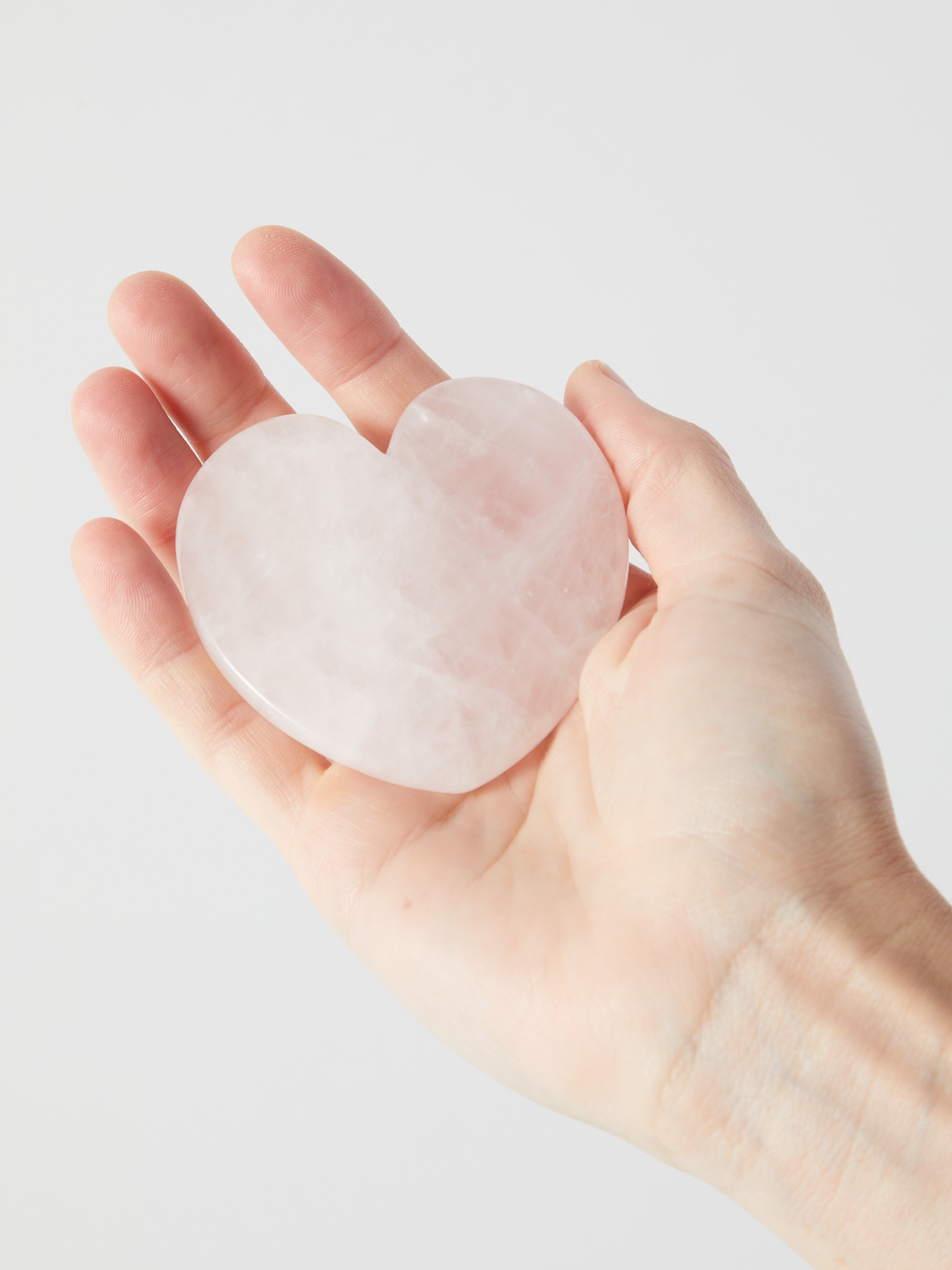 kora rose quartz heart