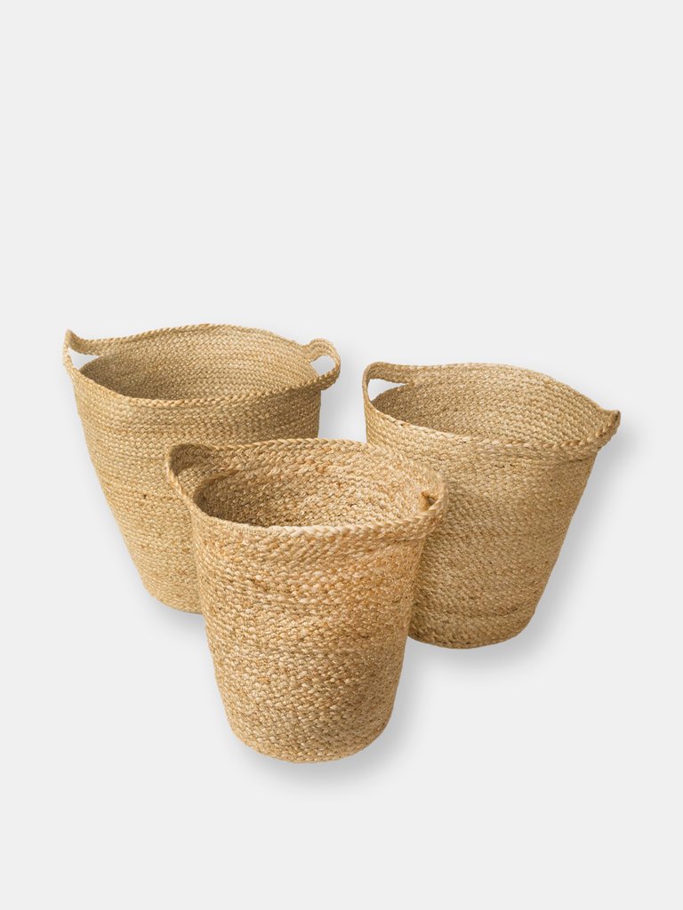 Kata Basket with Slit Handle - Natural