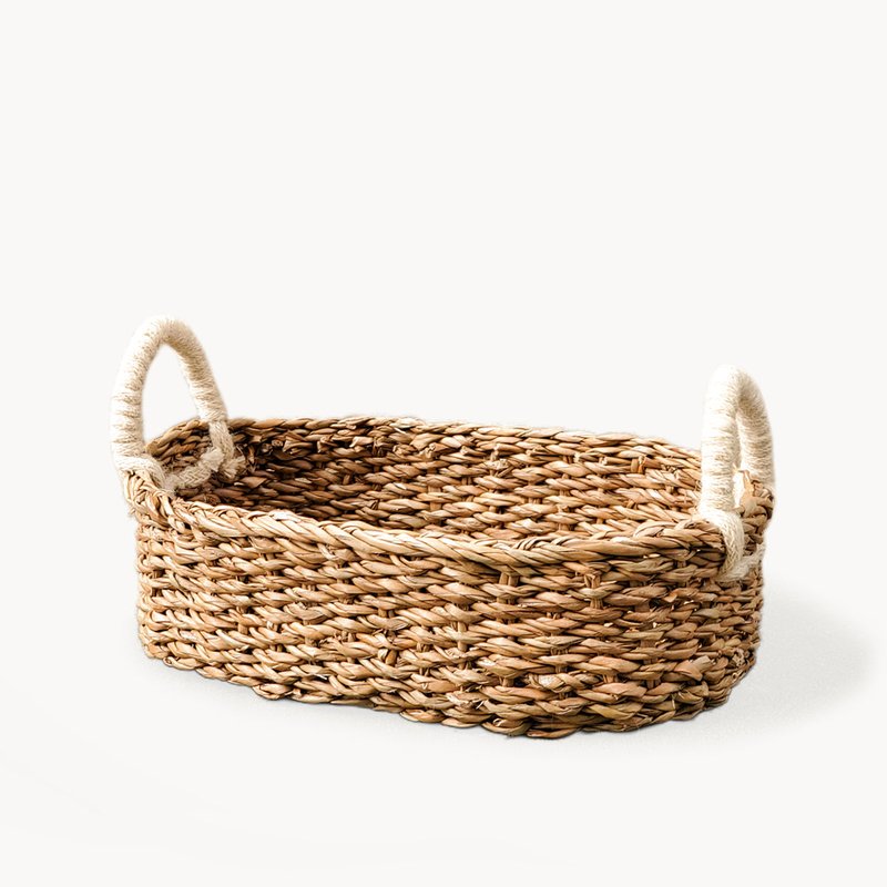 Korissa Savar Oval Bread Basket In Brown
