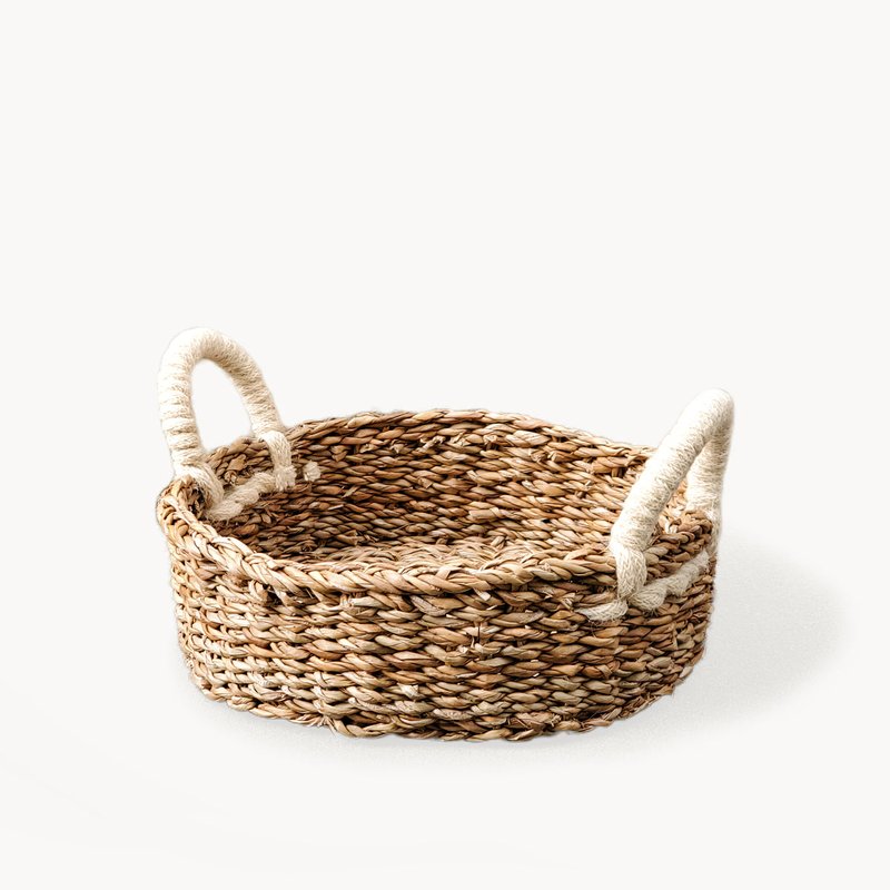Korissa Savar Round Bread Basket In Brown