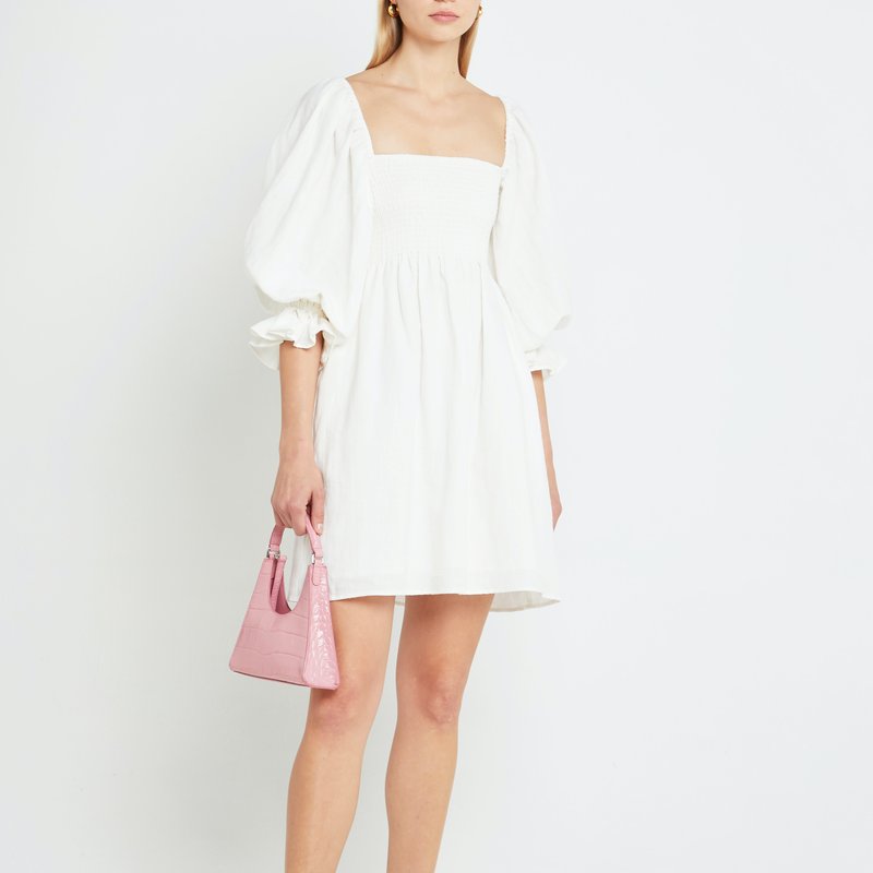 Shop Kourt Portia Mini Dress In White