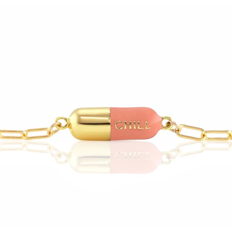 Kris Nations Chill Pill Bracelet In Pink