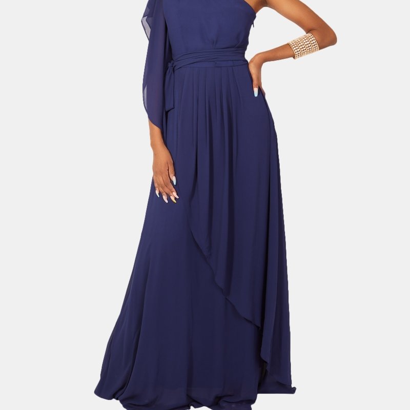 Krisp Womens/ladies Grecian Maxi Dress In Blue