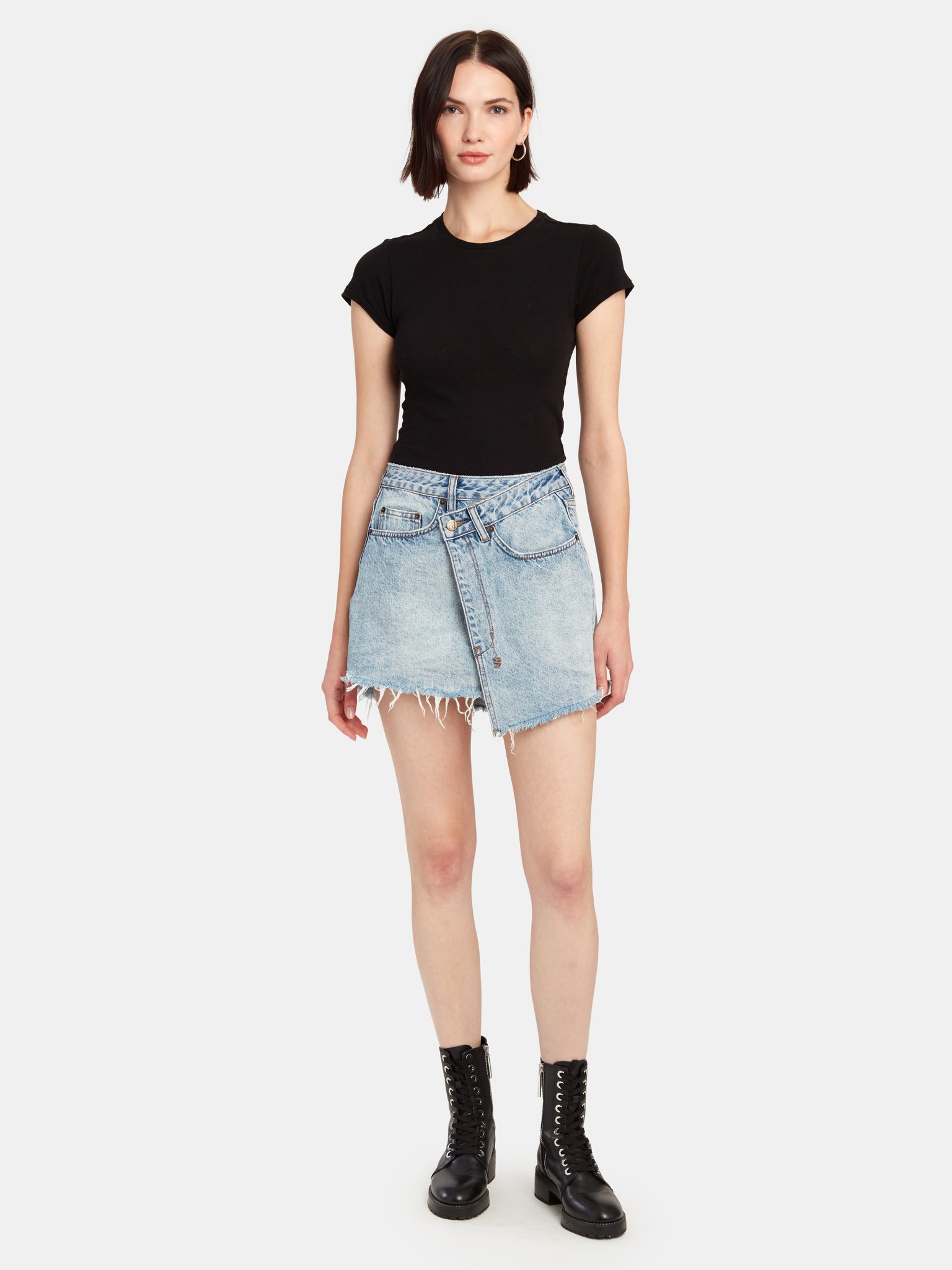 Ksubi Rap Asymmetrical Mini Skirt | Verishop