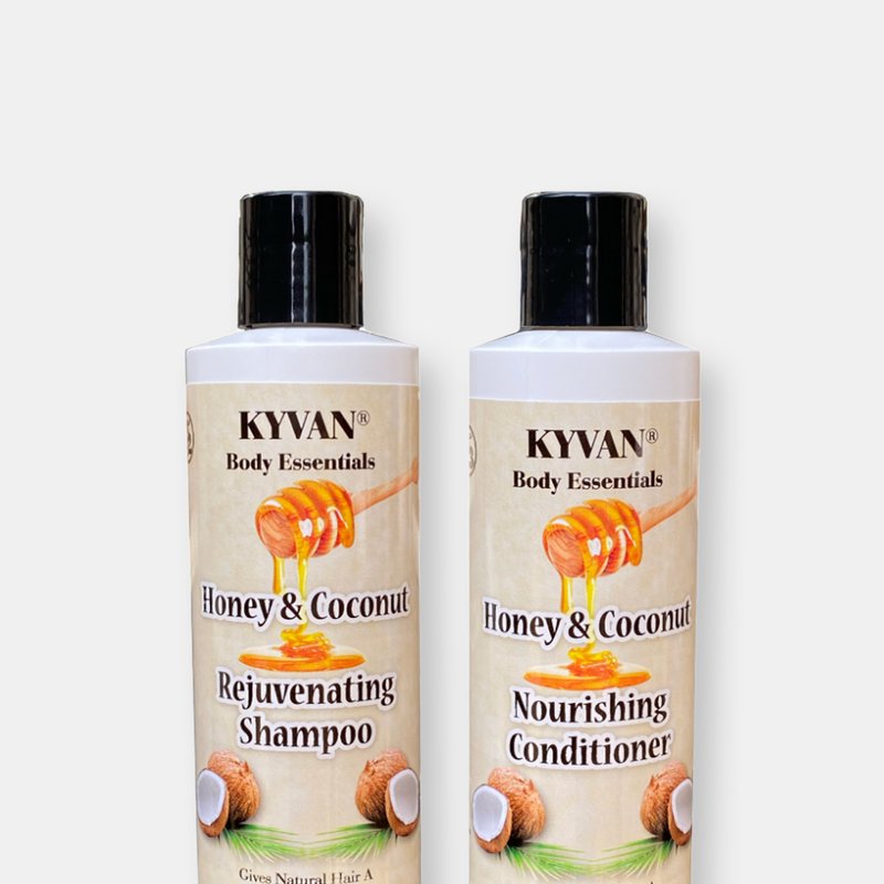 Kyvan Honey & Coconut Rejuvenating Shampoo & Nourishing Conditioner Set