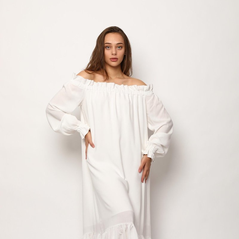 La Musa Provance Dress In White