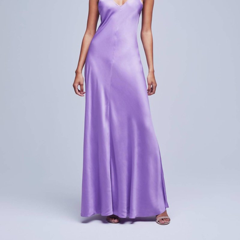 Shop L Agence Clea Dress In Purple