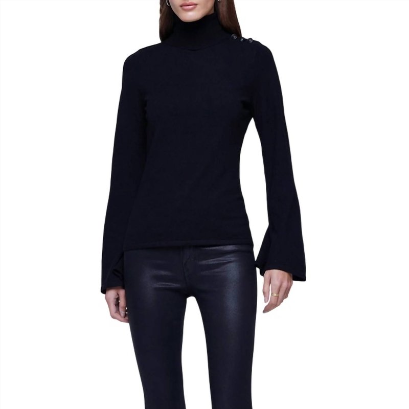 L Agence Kris Sweater In Black