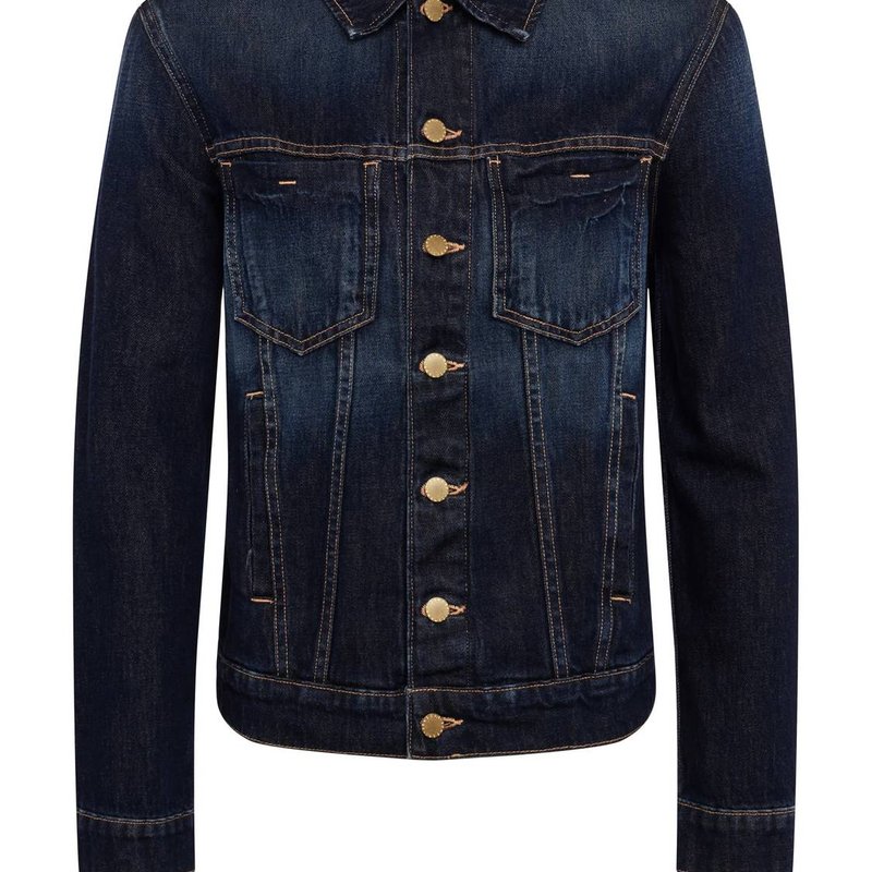 Shop L Agence Mack Oversized Jacket In Blue