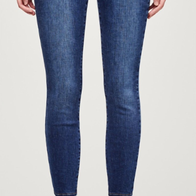 Shop L Agence Margot High Rise Skinny Jean In Blue