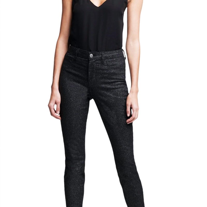 Shop L Agence Margot Skinny Jeans In Black
