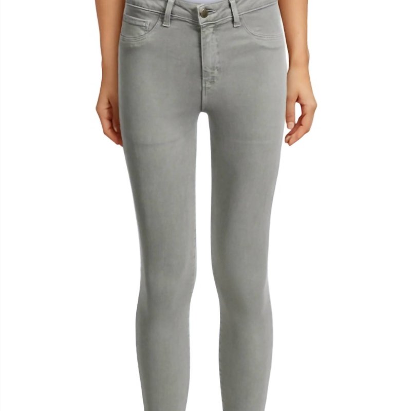 Shop L Agence Margot Skinny Jeans In Grey