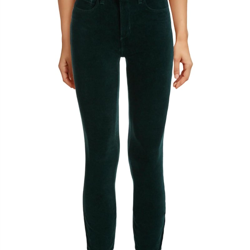 L Agence Marguerite Skinny Jeans In Green