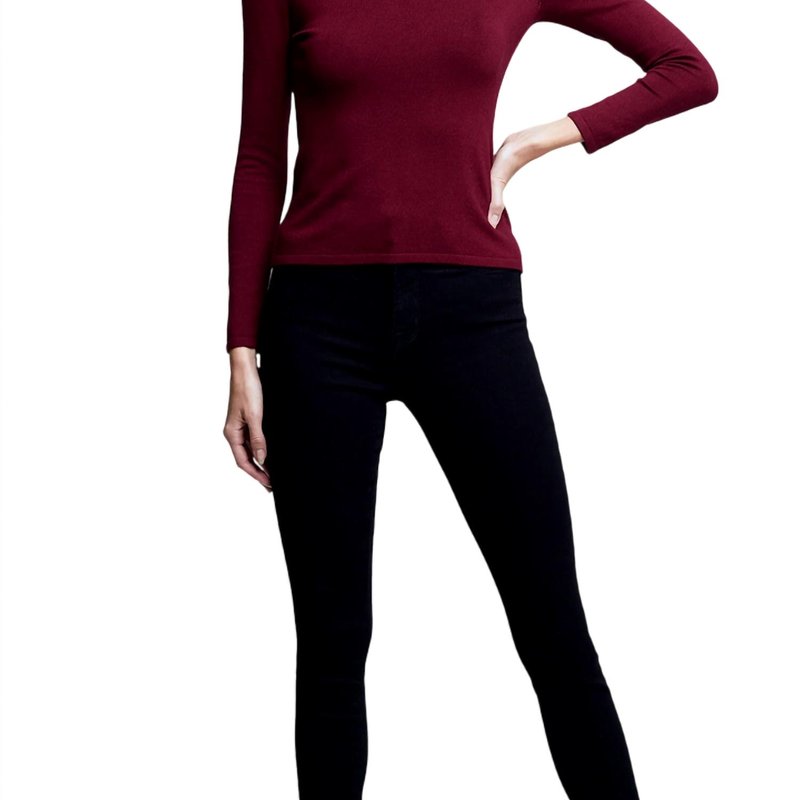 Shop L Agence Nicky Sweater In Red