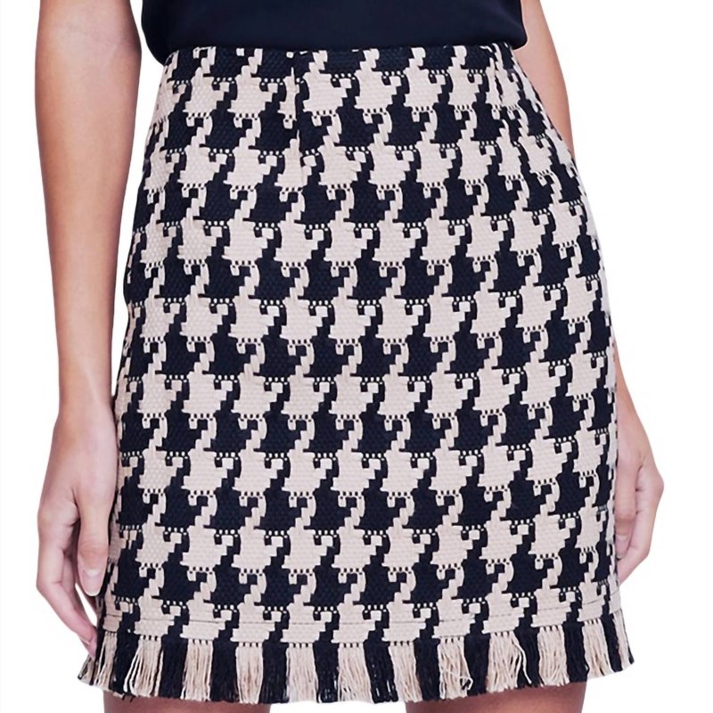 Shop L Agence Olivia Mini Skirt In Black