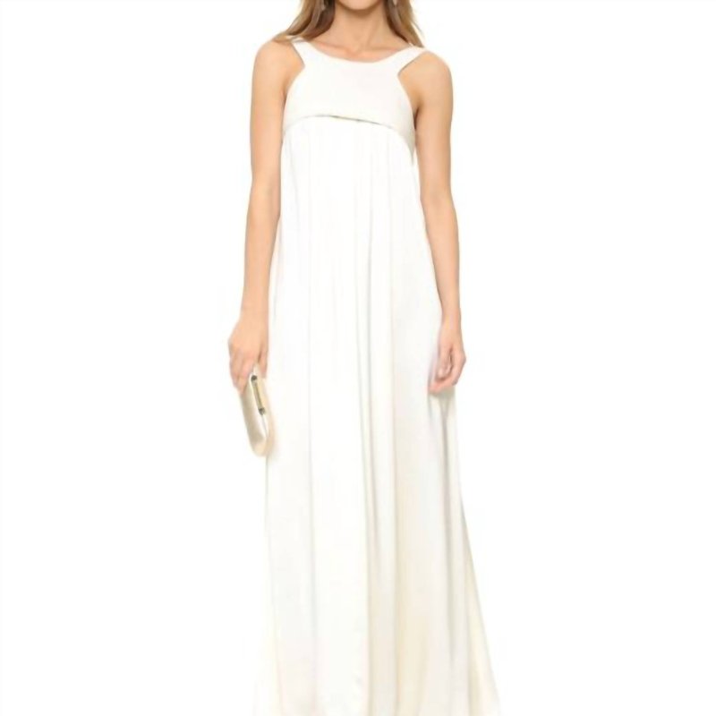 Shop L Agence Sadie Maxi Dress In White
