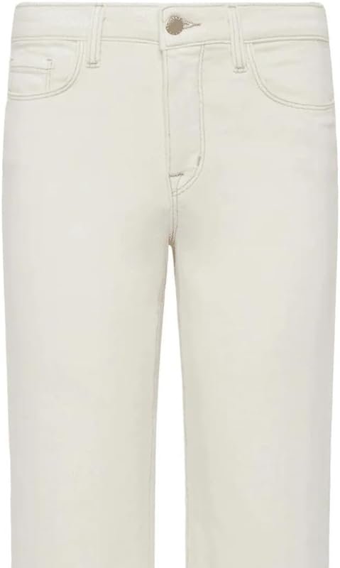 L Agence Scottie High-rise Wide Leg Pants In White